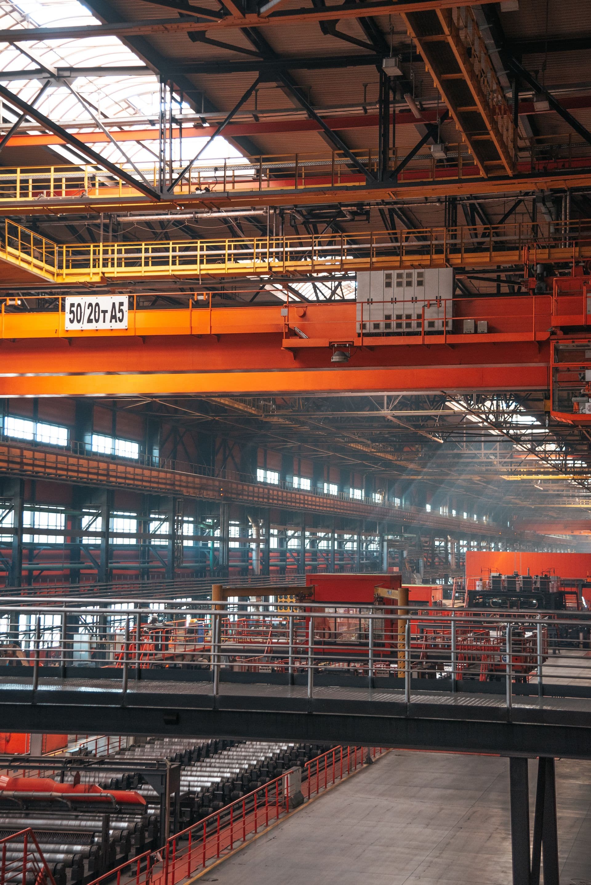 Hall de production industriel